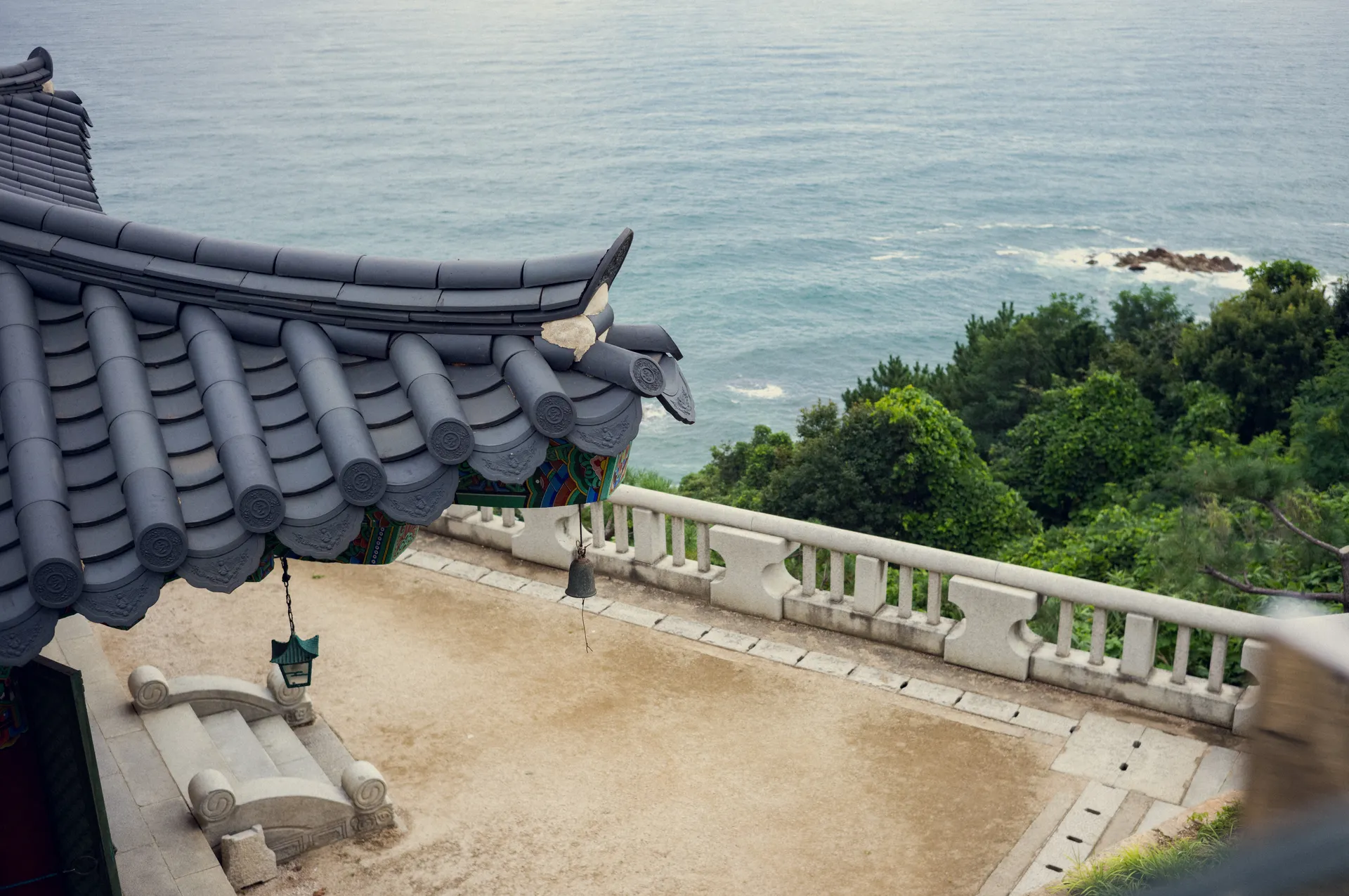 Naksansa, a Clifftop Temple Above the Storm-Grey East Sea