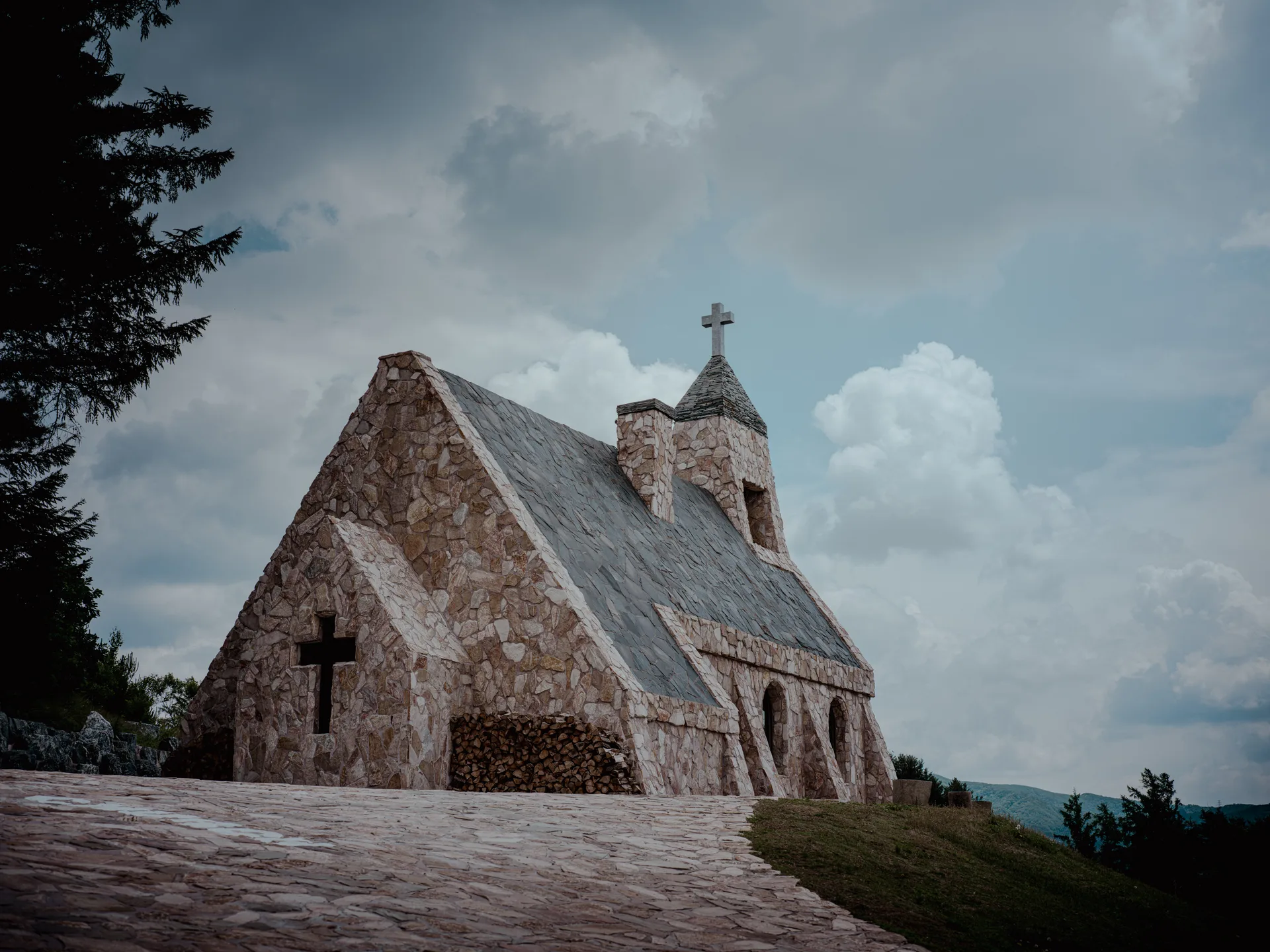 Silverbell Church, a Stone Chapel in the Daegwallyeong Highlands