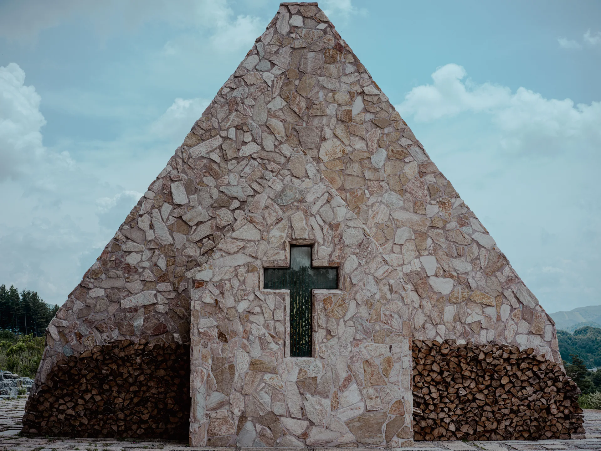 Silverbell Church, a Stone Chapel in the Daegwallyeong Highlands